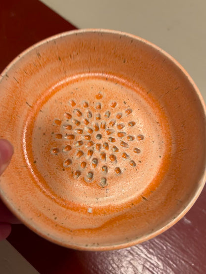 Unika keramik riveskål - Sunset