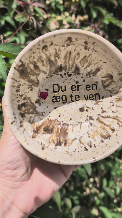 Citat skål - Du er en ægte ven ♥️