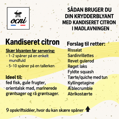 Økologisk krydderblyant med citron 🍋