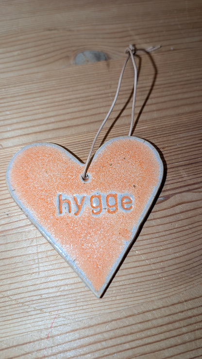 Keramik Hjerte "Hygge"