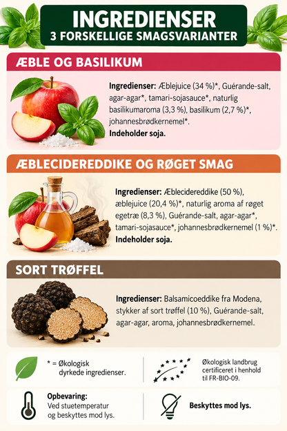 Gaveæske | 3 krydderblyanter: Basilikum + Sort trøffel + Porcini svamp
