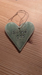Keramik Hjerte "Sinne gas"