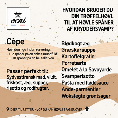 Økologisk krydderblyant med svampe